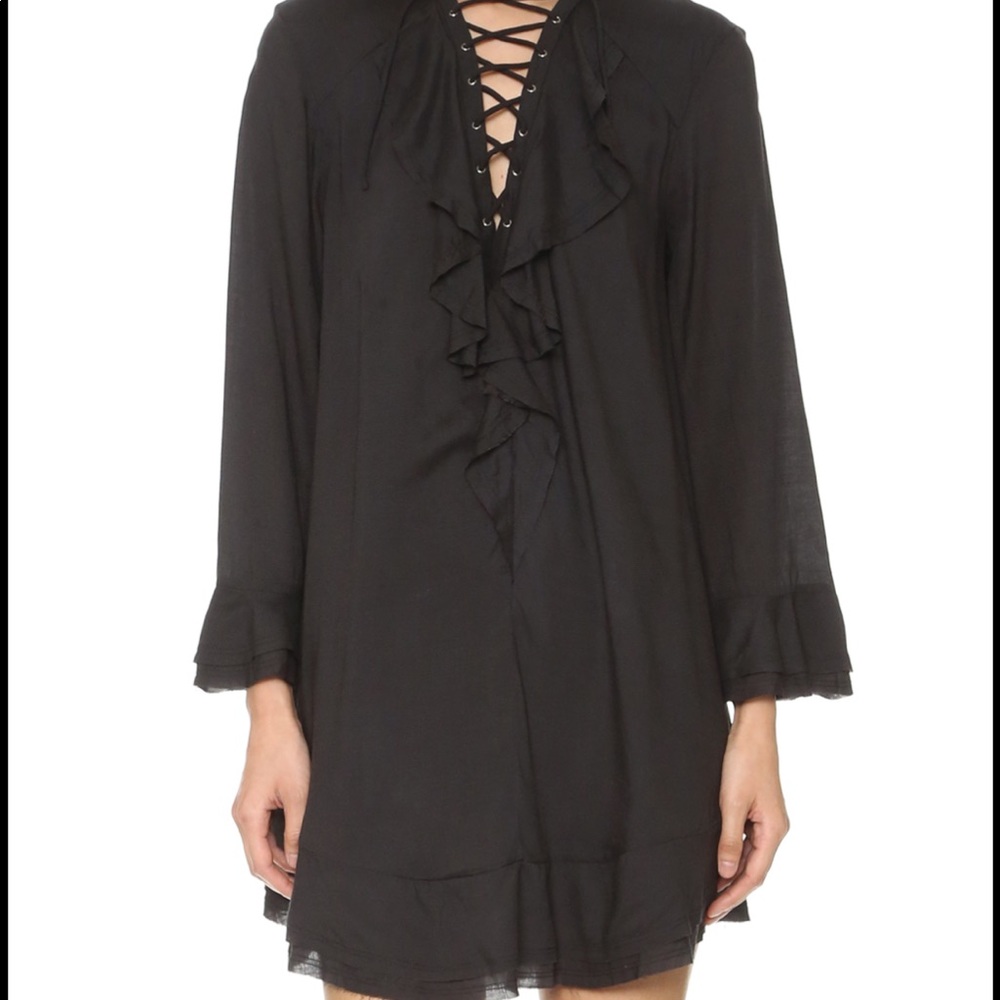 IRO Cotton Lace Up Dress
